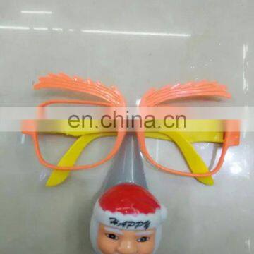 party santa nose funny christmas glasses