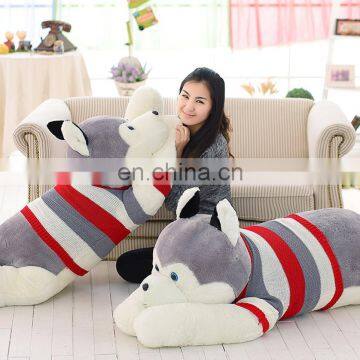 Large size wholesale sleeping dog plush toy for adults and children