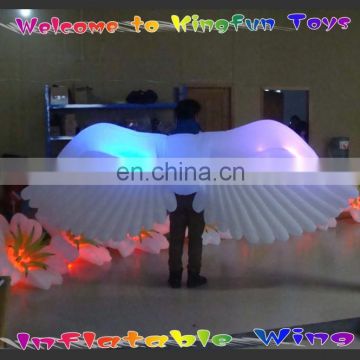 Portable inflatable led angel wing for party decoration