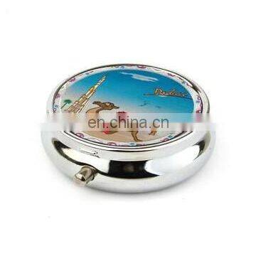 2014 New Supply Metal pill box wholsale decorative dubai tower pill box crystal pill box