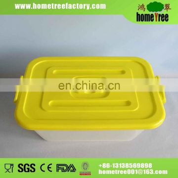 14L plastic storage container with lids