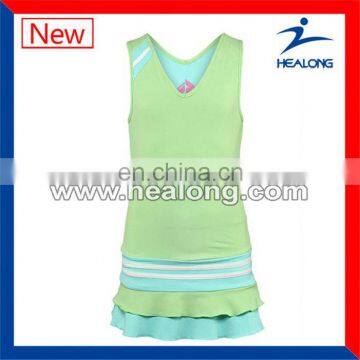 Healong Wind Proof Thermal Transfer Printing Wholesale Tennis Clothing