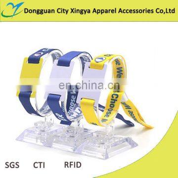 custom new rfid fabric programmable wristband