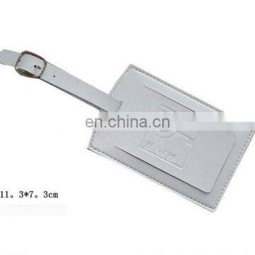 Guangzhou Manufacture Leather Baggage Tag With Adjustable Strap photo-2
