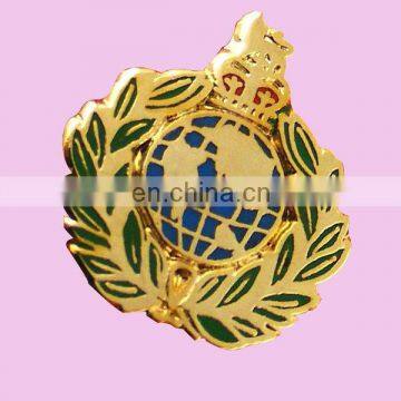 custom gold crown logo badge emblem