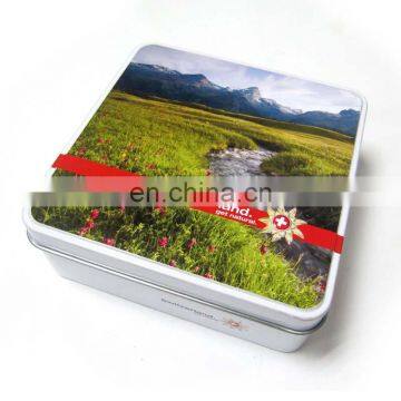 Square Chocolate Tin