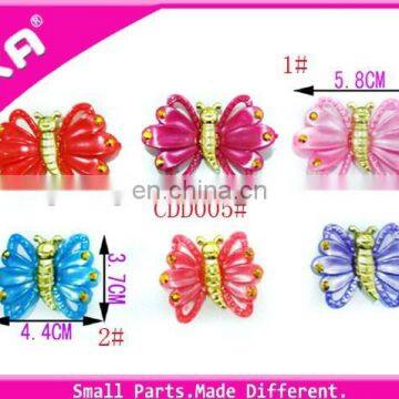 Colorful blooming plastic shoes flower for girls