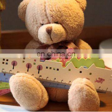 15cm Korean stationery Cartoon wood straigh rulers