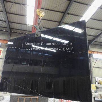 Nero Marquina Marble Slabs & Tiles photo-2