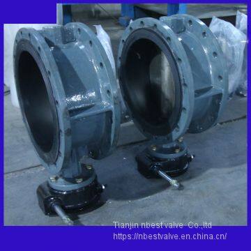 D341X-150LBC API 598 150LB Worm Gear Flange WCB Butterfly Valve photo-2