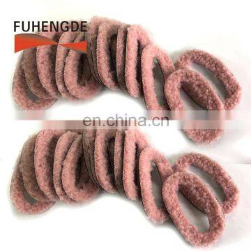 Green Iron on Towelling and Fabric Embroidery Patch Letters With Hook Loop Backing Fastening photo-5