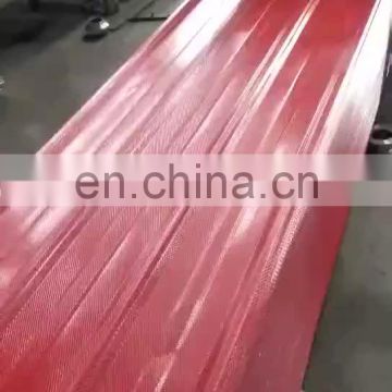 Corrugated prepainted steel coil/plate for roofing sheet