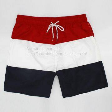 BEACH SHORTS       Wholesale custom Casual Striped Beach Shorts Men OEM