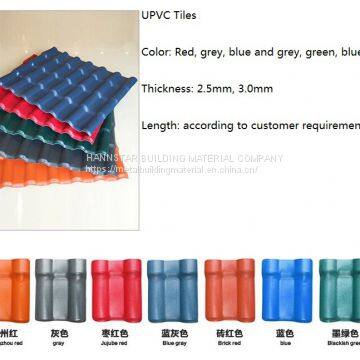 Different Color Synthetic Resin Tile UPVC Tiles Used for Roof photo-2