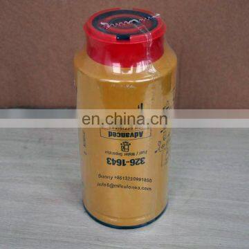 Excavator  fuel water separator filter 326-1643 3261643