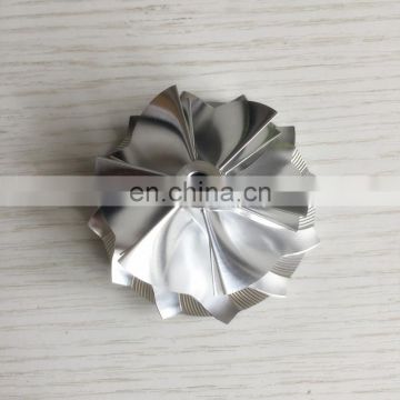 K16 5324-123-2206 49.62/61.98mm 6+6 blades performance billet/milling/aluminum 2618 compressor wheel for TTRS 1855-970-0000