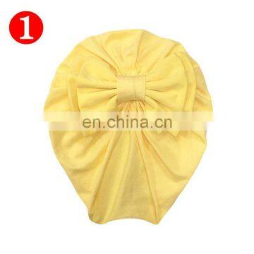 New 2020 Lovely Infant Cap 100% Cotton Double Bow Hat For Baby Girls 2 Layer India Hat Kids Beanie Baby Hats Caps photo-3