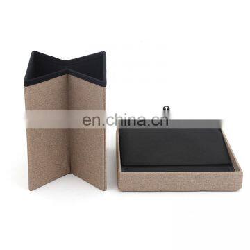 Customized Factory Wholesale Modern Living Room Furniture Faux Linen Folding Storage Ottoman