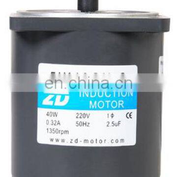 ZD MOTOR, 5IK40GN-C,ac induction motor ,lead wire type,pinion shaft type,40W90mm220v50HZ