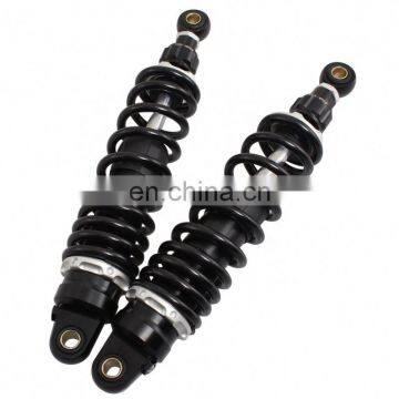 Universal 1 Pair Black 330mm Motorcycle Rear Suspension Adjustable Suspension Shocks Spring