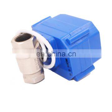 DC3-6V,DC12V,ACDC9-24V Motor Electric Valve Stainless Steel 304 With NSF61 for Water Leakage Detector photo-3