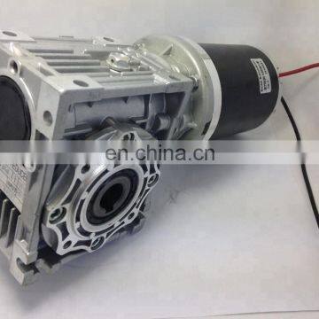 80ZYT01 DC MOTOR 24v 3200rpm, 200w + WORM GEARBOX 1:100 photo-2