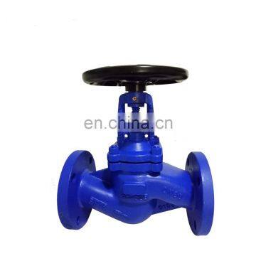 WCB bellow seal globe valve made in china