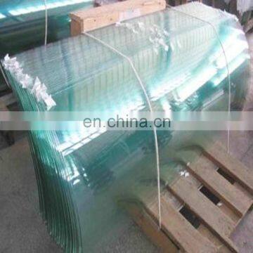 Ultra Clear Low e Double Curved Tempered Laminated Glass for Super Big Size