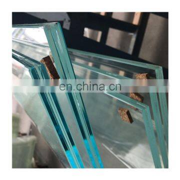 EN12150 EN12600 8.76mm 13.52mm 17.52mm 21.52mm ultra clear low iron laminated toughened glass tempered