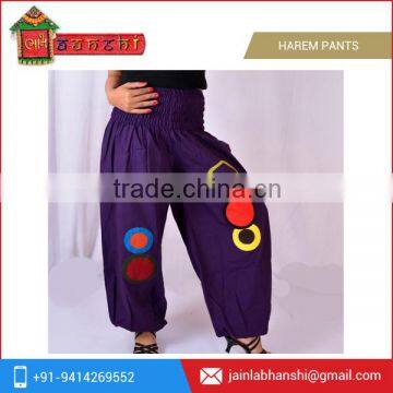 100% Cotton Harem Women Pants at Wholesale Rate