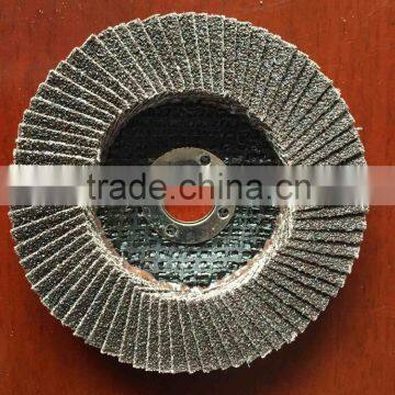 Aluminum Oxide Flap Disc With Plastic Fiber Backing For Polishing