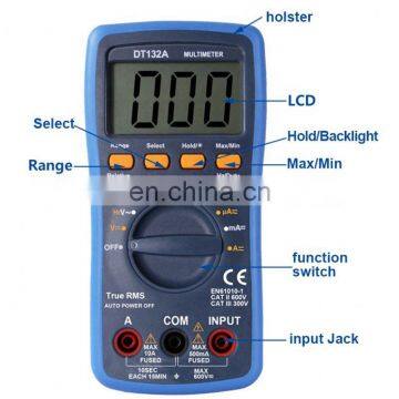 Measuring DC & AC Voltage DT132A Large Screen Digital Multimeter For Sale photo-2