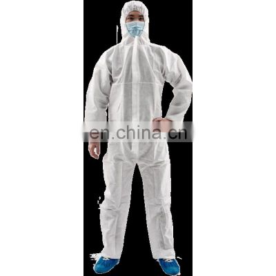 Full body protection suit breathable disposable hazmat chemical workwear for painters