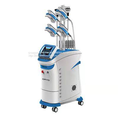 360 DegreeCryo Cryo  4/ 5 Handles Cryo Slimming Machine 4 Handles Can Work Together At The Same Time