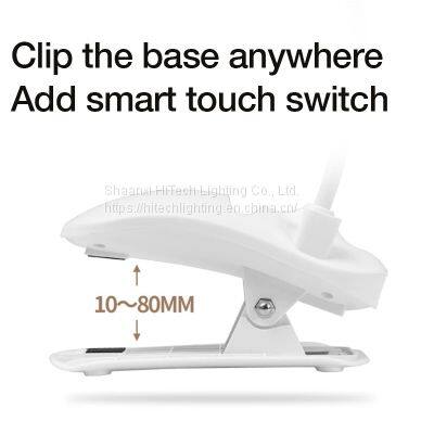 Touch Desk Lamp Dimming Table Lamp Clip Flexible Usb Charging Eye Protection Student Reading Lamp Phone Holder for Bedroom photo-5