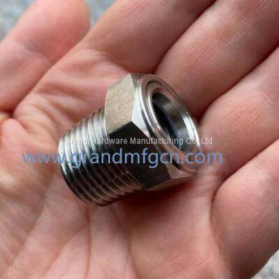 Gearboxes SS304 Oil Level Sight Glass Oil Gauge Oil Tank Viewport Sight Glass 1500PSI photo-2
