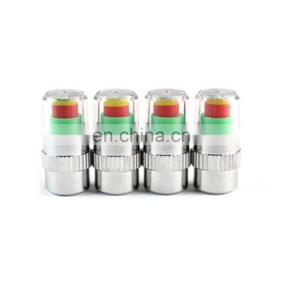 4Pcs Car Auto Tire Free Blood Pressure Monitor Blood Pressure Monitor Watch Gage Alert Sensor Indicator Valve Caps photo-2