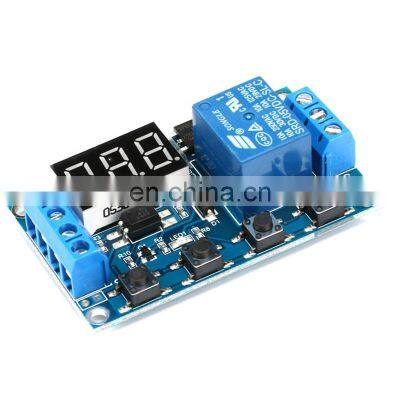 DC 6-30V 1 Channel 5V LED Display Automation Cycle Delay Timer Relay Control ON/Off Switch Delay Timing Cycle 999 minutes