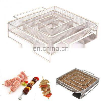 Stainless Steel Cold Smoke Generator Bbq Wood Chips Smoker Box photo-3