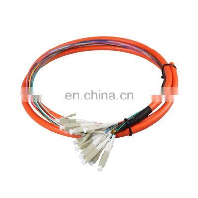 fiber optic pigtail 24core FTTH 12 Color Cores SC Multi mode fiber optic 4c patch cord pigtail