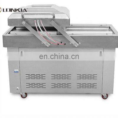 LONKIA Automatic Double Chamber Vacuum Seal Food Packing Machine photo-5