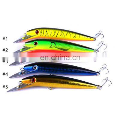 Factory Big 197mm 45g Plastic Hard Metal Tongue Saltwater Sea Fishing Deep Sinking Fishing Lures Minnow photo-2