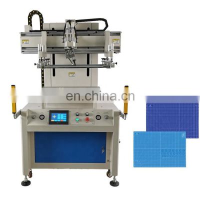 Semi auto single color PVC corfiute sheet silk screening printer printing machine