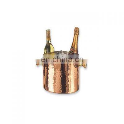 shine copper hammered antique metal wine cooler