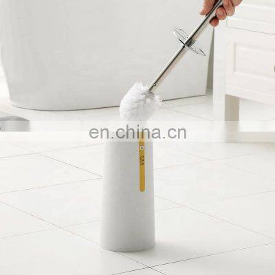 2020 Creative Bathroom Toilet Brush Stainless Steel Bathroom Toilet Brush Amazon Hot Sale Plastic Toilet Brush Holder