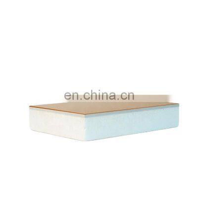 Saudi Arabia Prefab Warehouse Fiberglass Polyurethane Eps 75MM Roofing Cement Sandwich Wall Panel Huicheng House Price M2