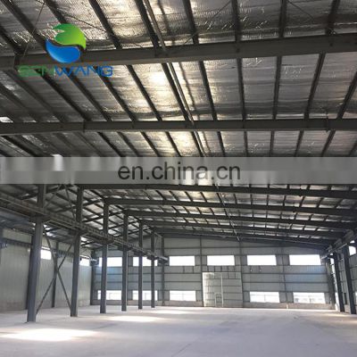 light metal building construction gable frame prefabricated industria steel structure warehouse