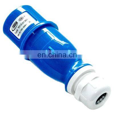 YEEDA Industrial AC Power Connector  Y013  Plug + Y113 Socket (2-Pole + Earth), 200 - 250V AC / 16A