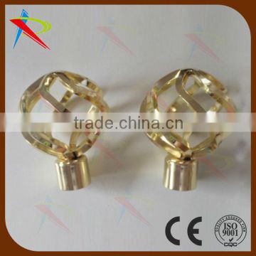 Super quality curtain rod finial/curtain finials