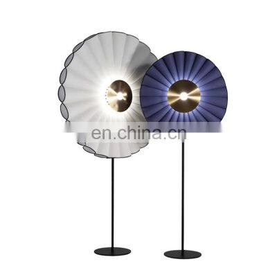 Nordic Post Modern Simple Iron Fabric Sunflower LED Floor Lamp